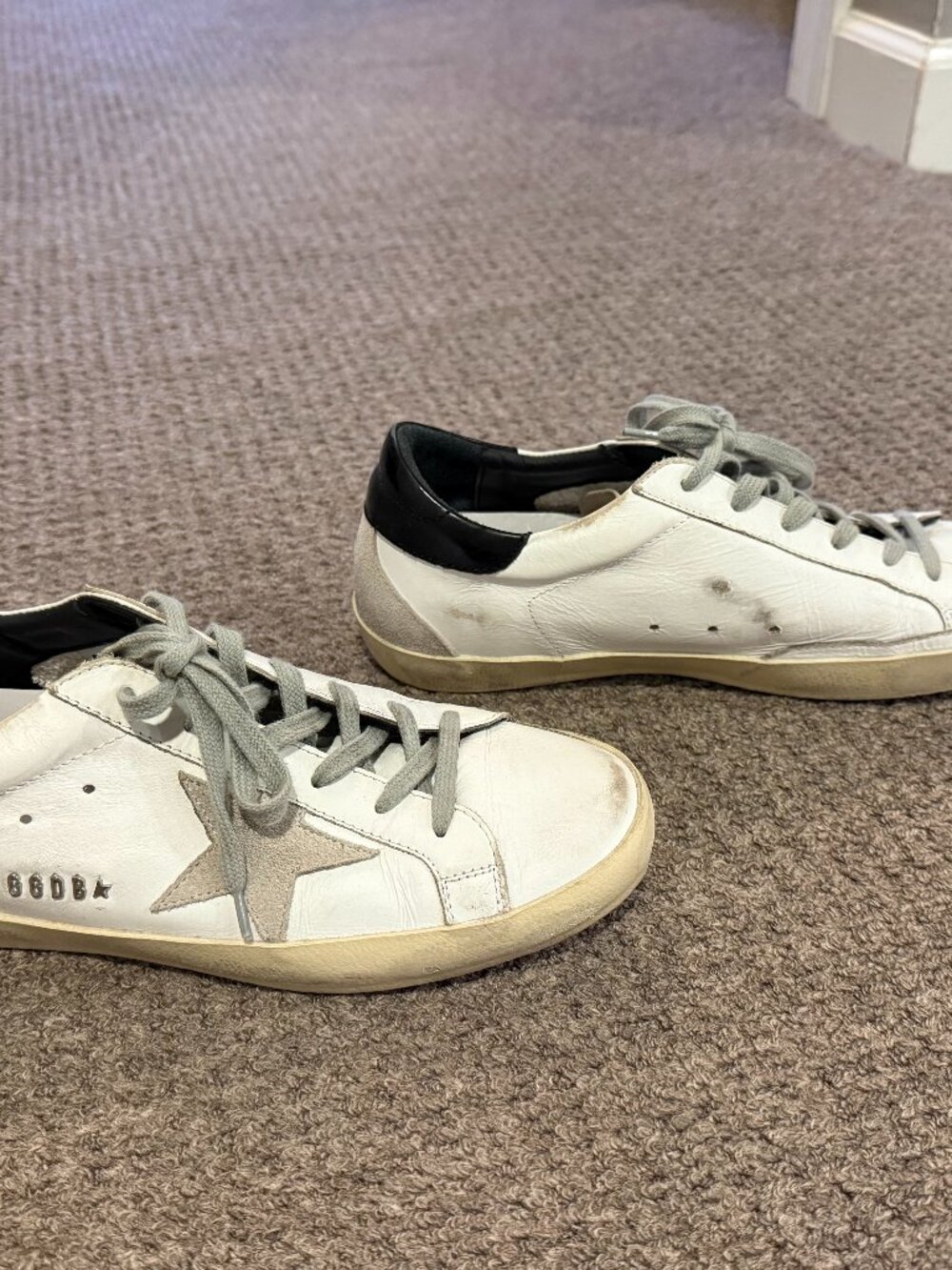 Golden Goose Superstar Sneakers - Black/Grey/White - Size 11 (41)